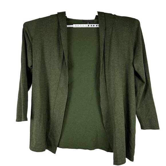 Cyrus Women's Long Sleeved Cardigan Sweater Size XL Green - Picture 1 of 8